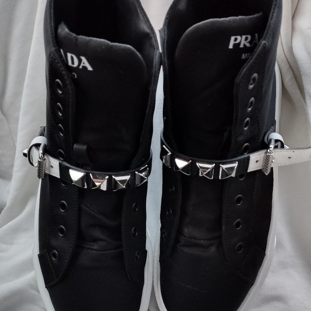 Prada studded woman shoes